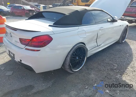 2015 BMW 650I xDrive from USA, damaged, VIN WBAYP1C52FD216989